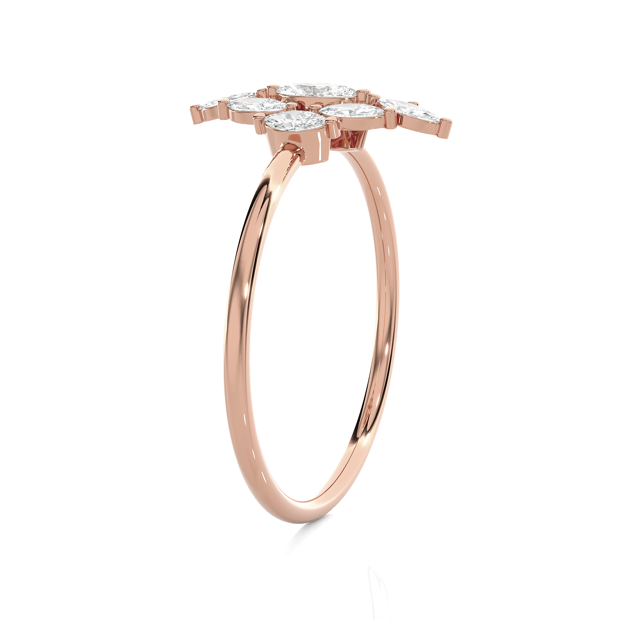 5/8 ctw Marquise Lab Grown Diamond Ring