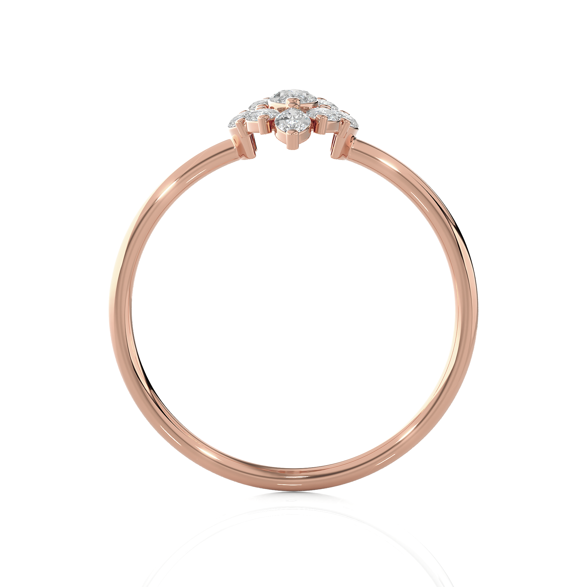 5/8 ctw Marquise Lab Grown Diamond Ring