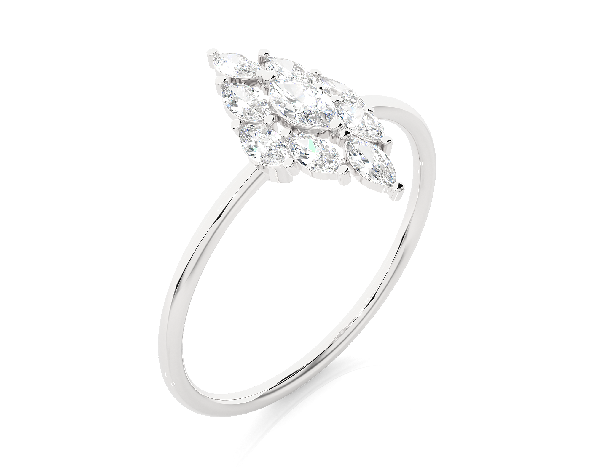 5/8 ctw Marquise Lab Grown Diamond Ring