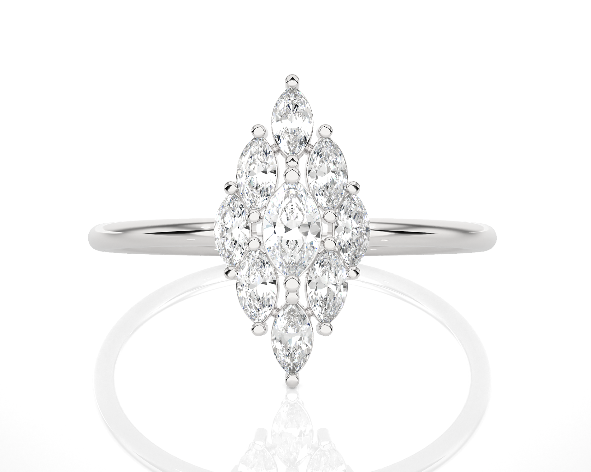 5/8 ctw Marquise Lab Grown Diamond Ring