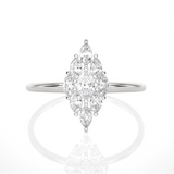 5/8 ctw Marquise Lab Grown Diamond Ring