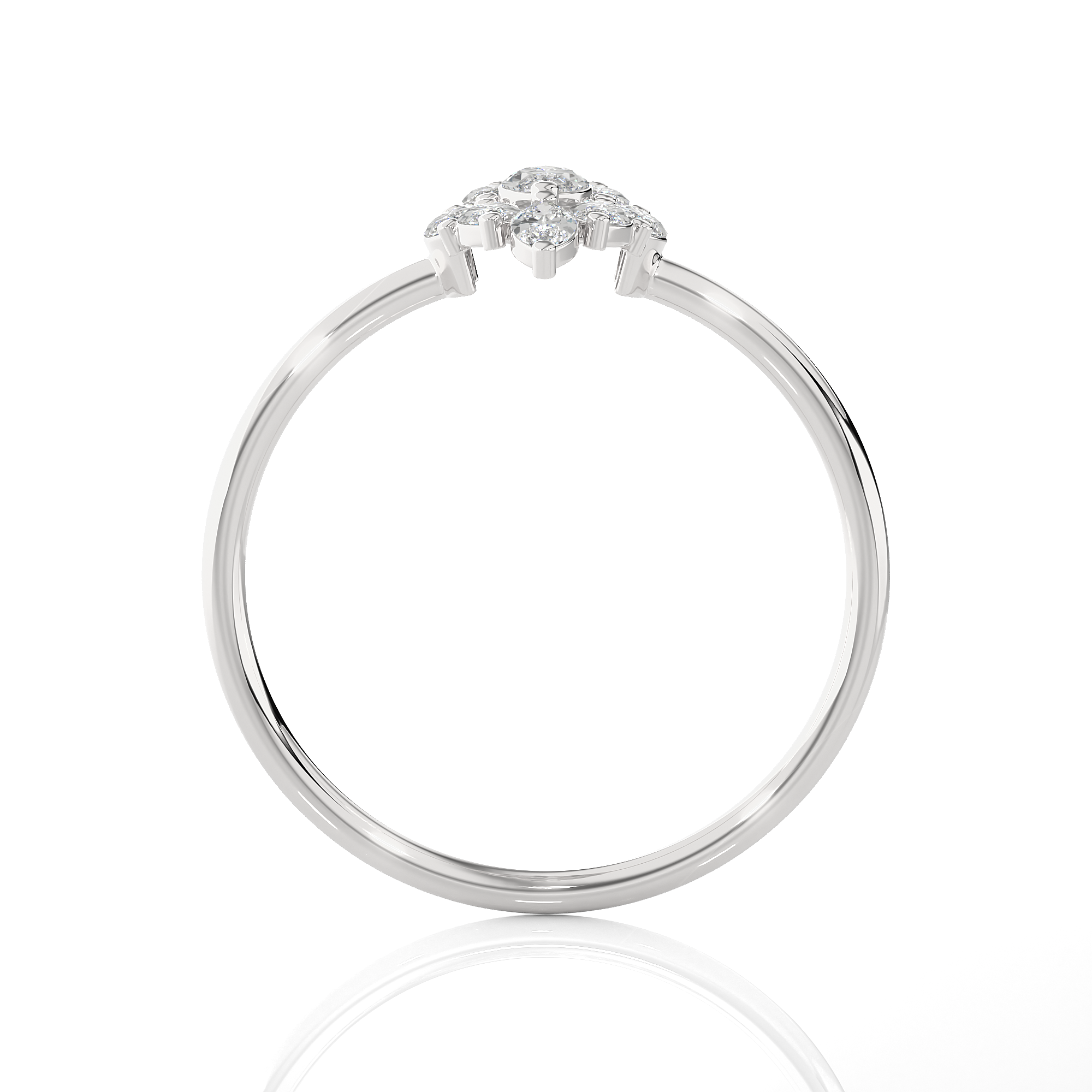 5/8 ctw Marquise Lab Grown Diamond Ring
