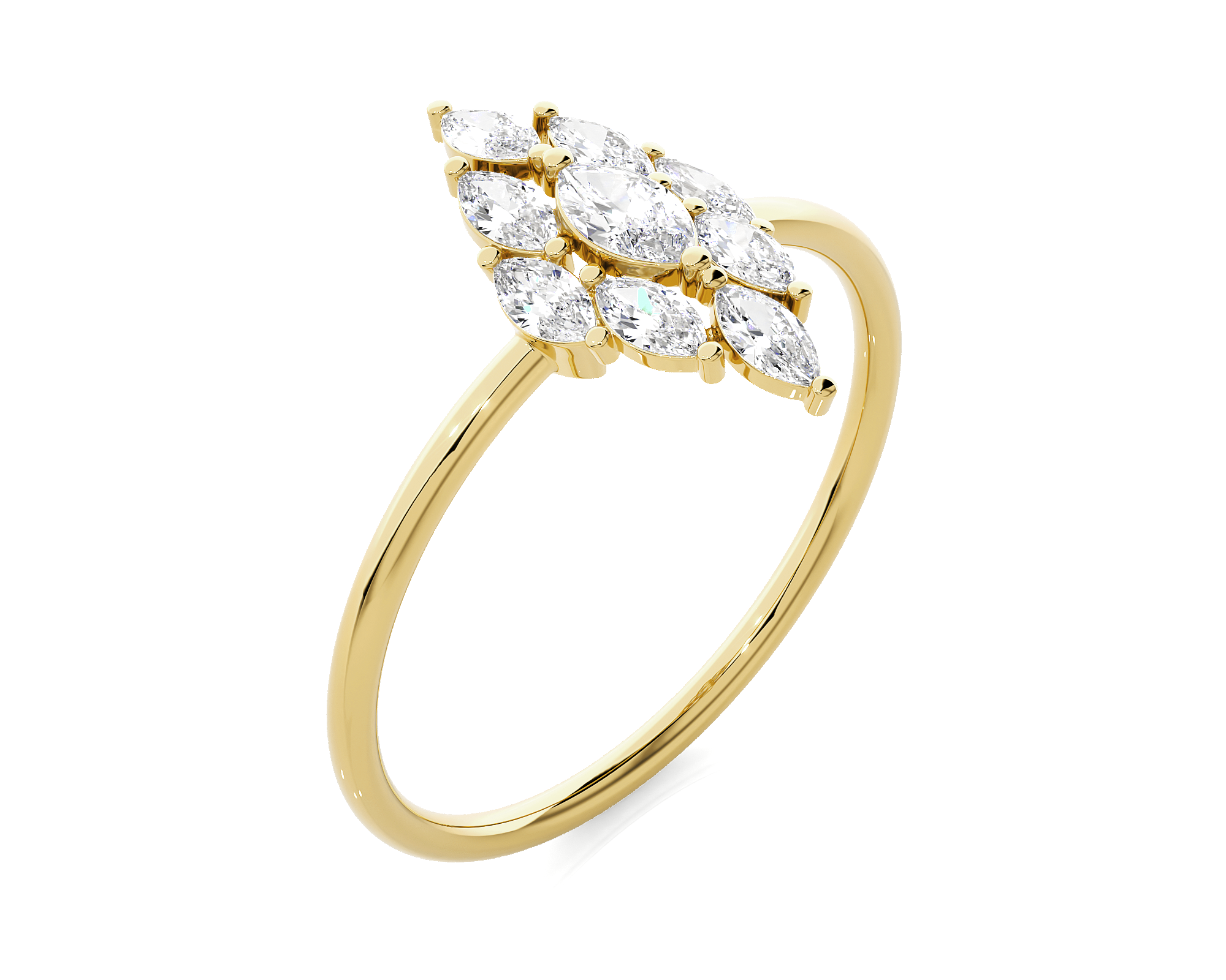 5/8 ctw Marquise Lab Grown Diamond Ring