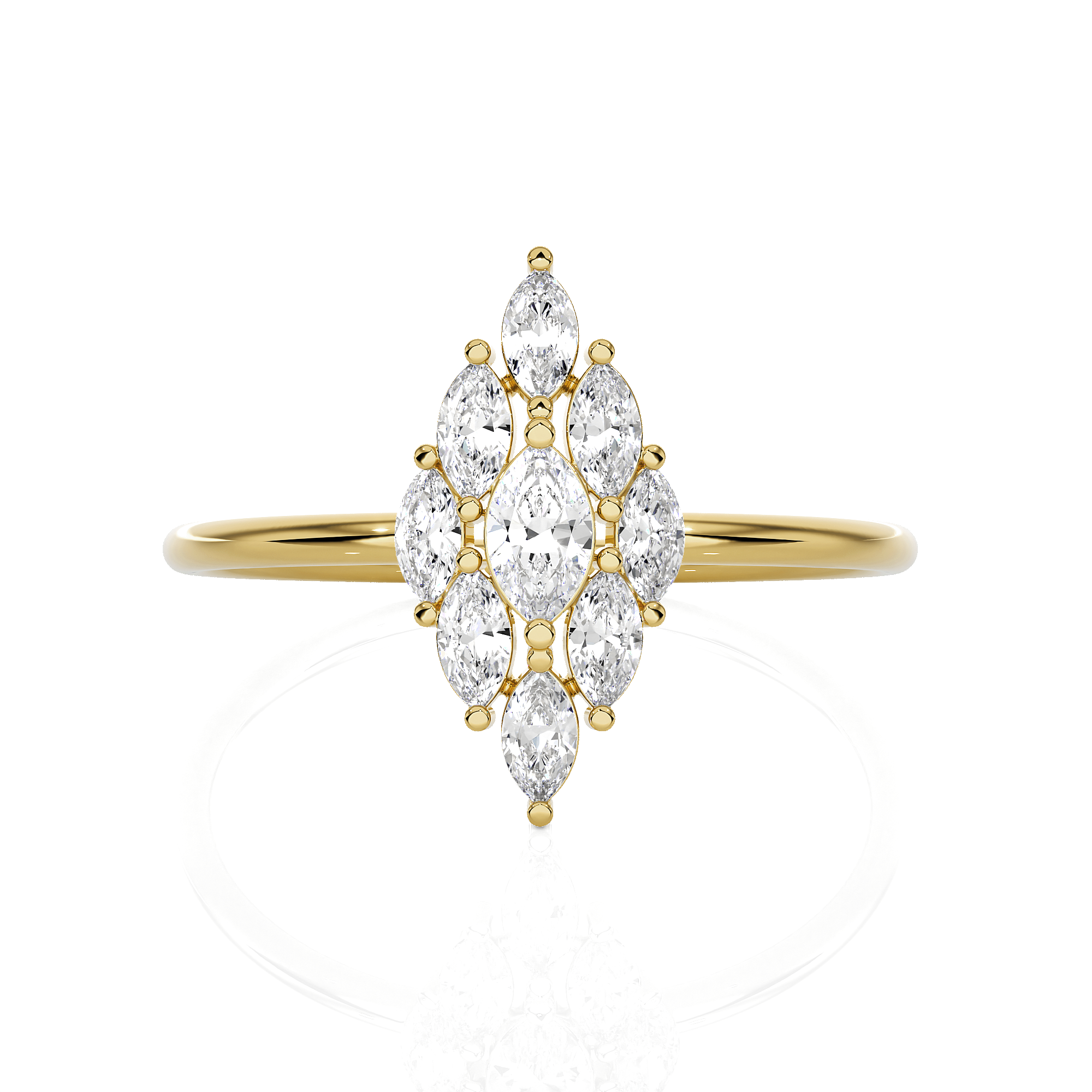 5/8 ctw Marquise Lab Grown Diamond Ring