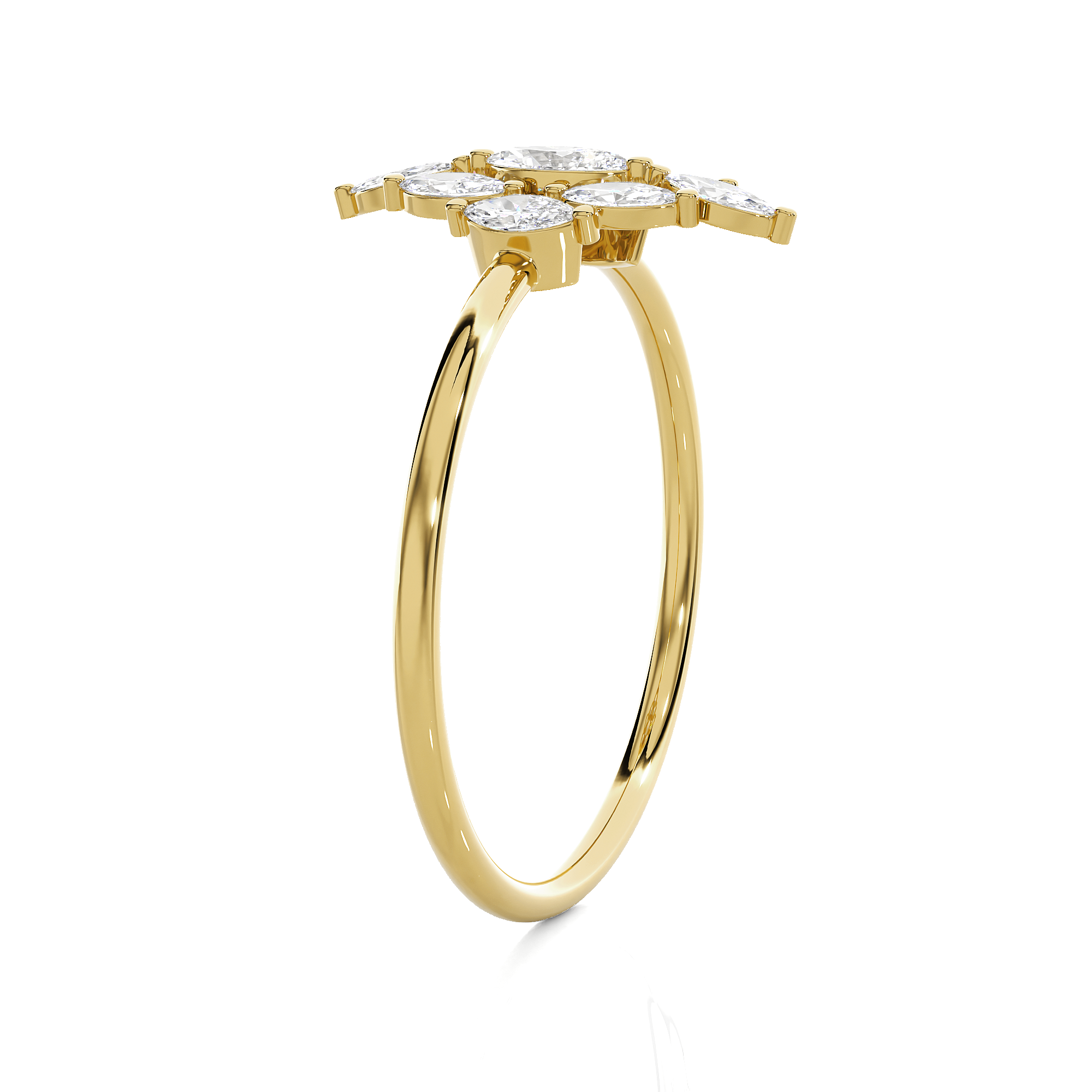 5/8 ctw Marquise Lab Grown Diamond Ring