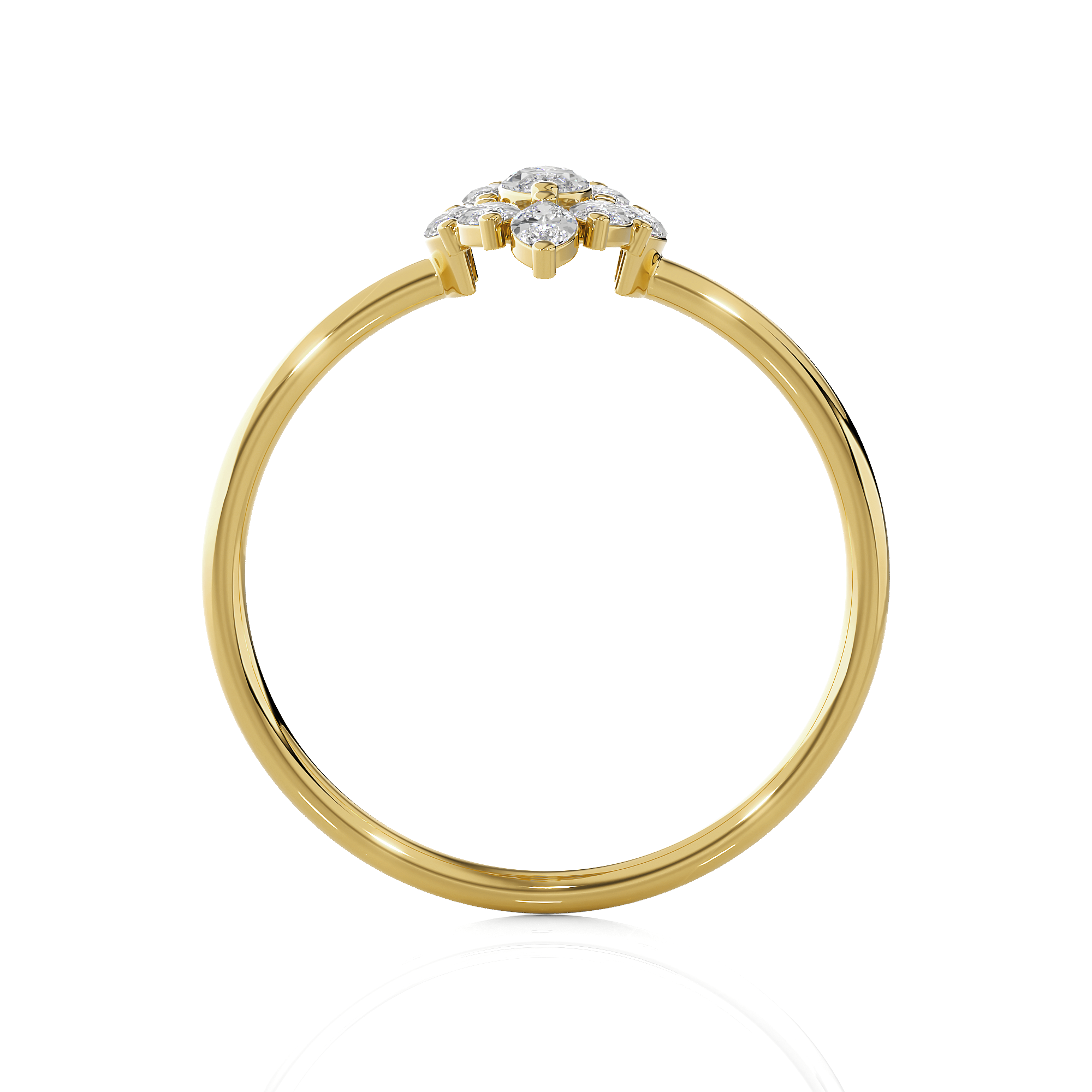 5/8 ctw Marquise Lab Grown Diamond Ring