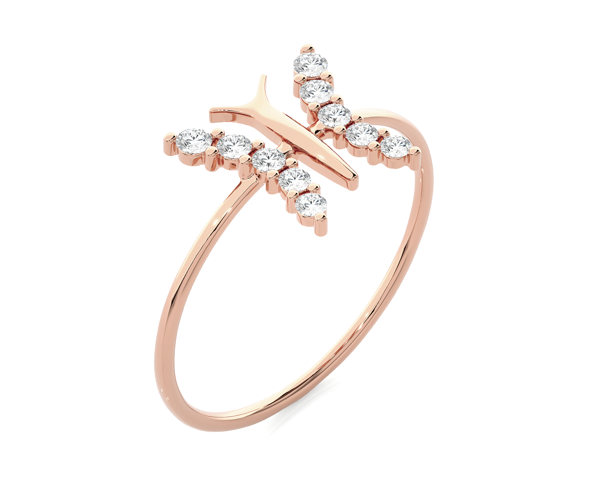 1/5 ctw Round Lab Grown Diamond Ring