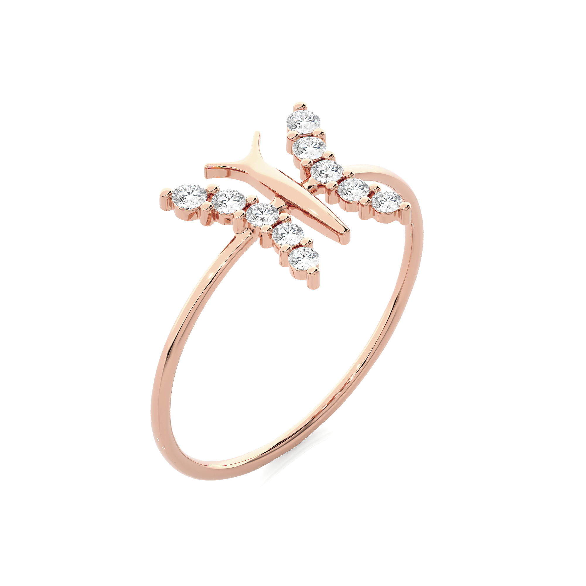 1/5 ctw Round Lab Grown Diamond Ring