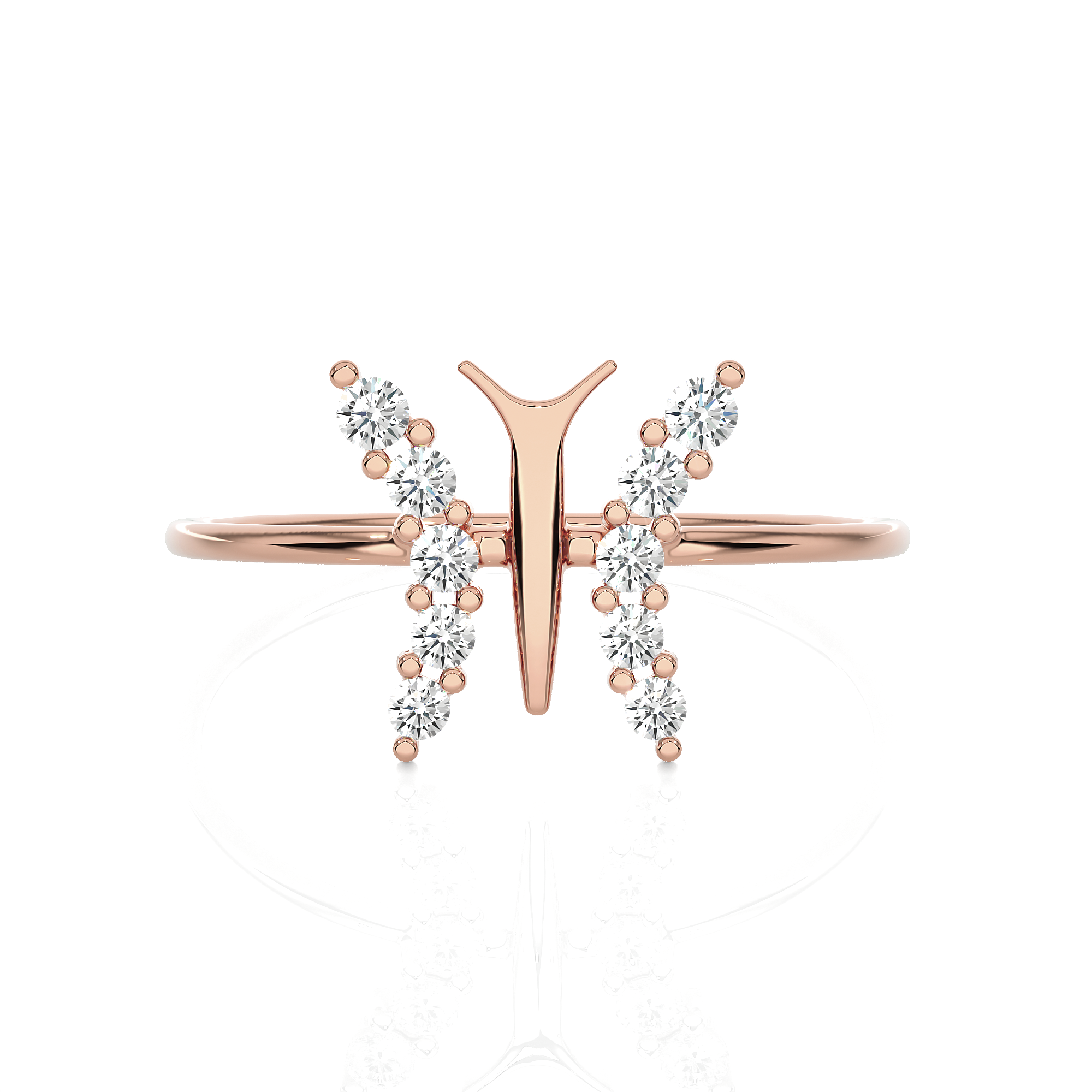 1/5 ctw Round Lab Grown Diamond Ring