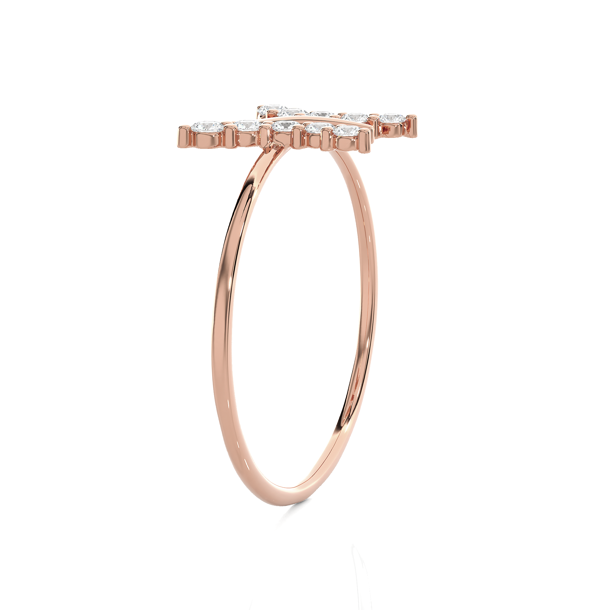 1/5 ctw Round Lab Grown Diamond Ring