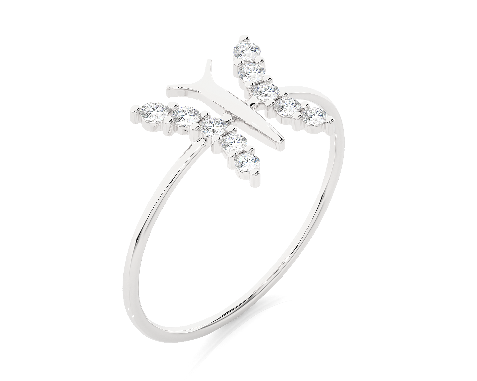 1/5 ctw Round Lab Grown Diamond Ring