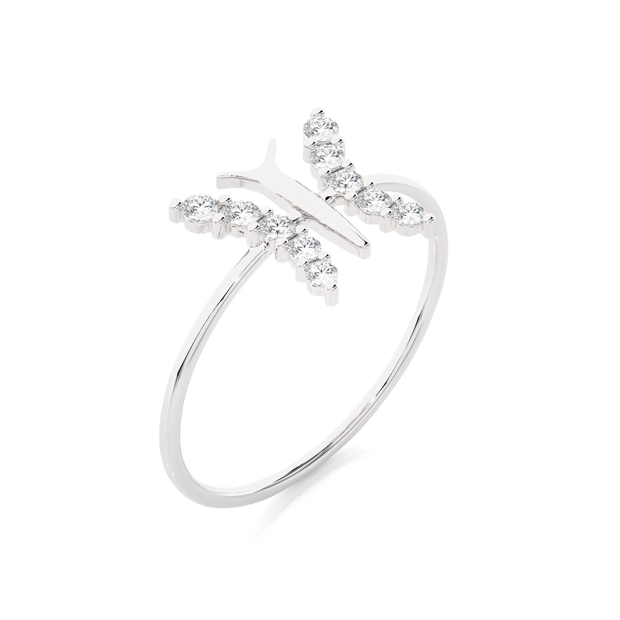1/5 ctw Round Lab Grown Diamond Ring