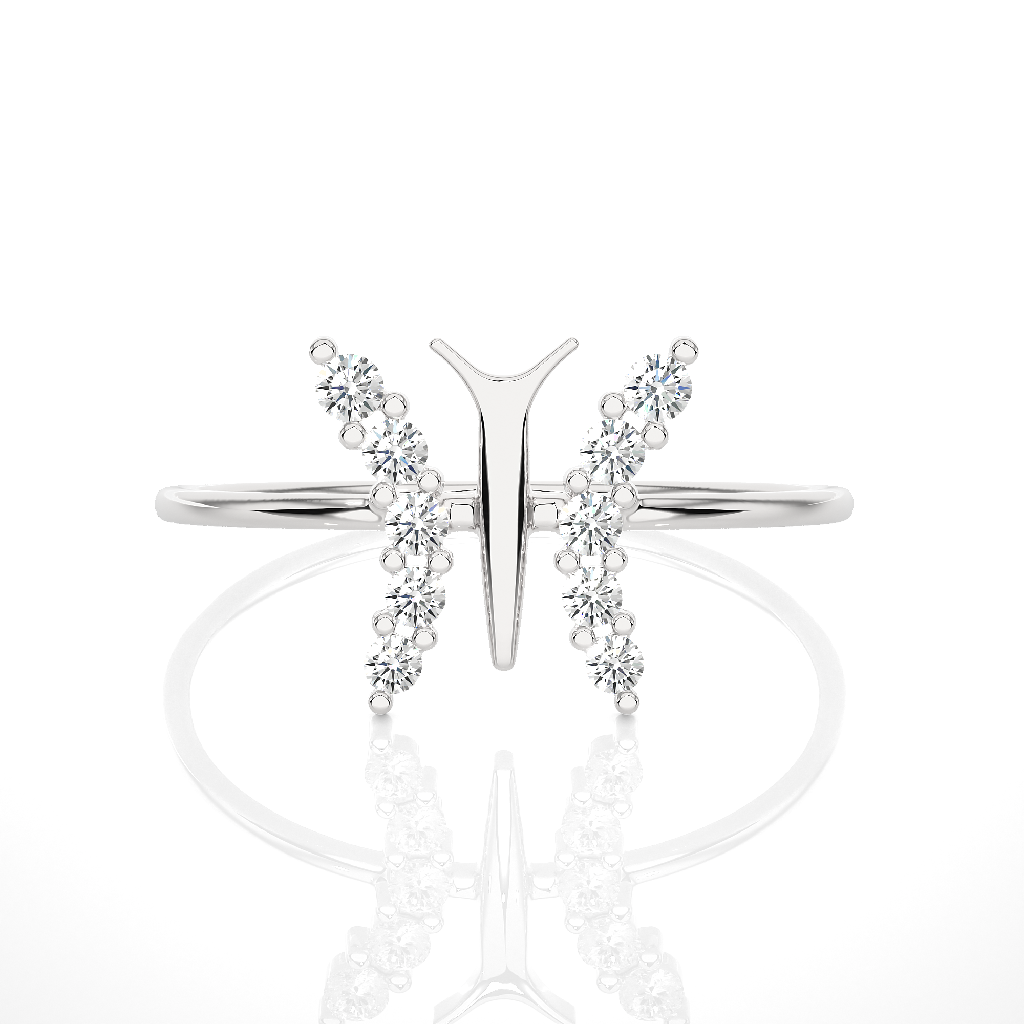 1/5 ctw Round Lab Grown Diamond Ring