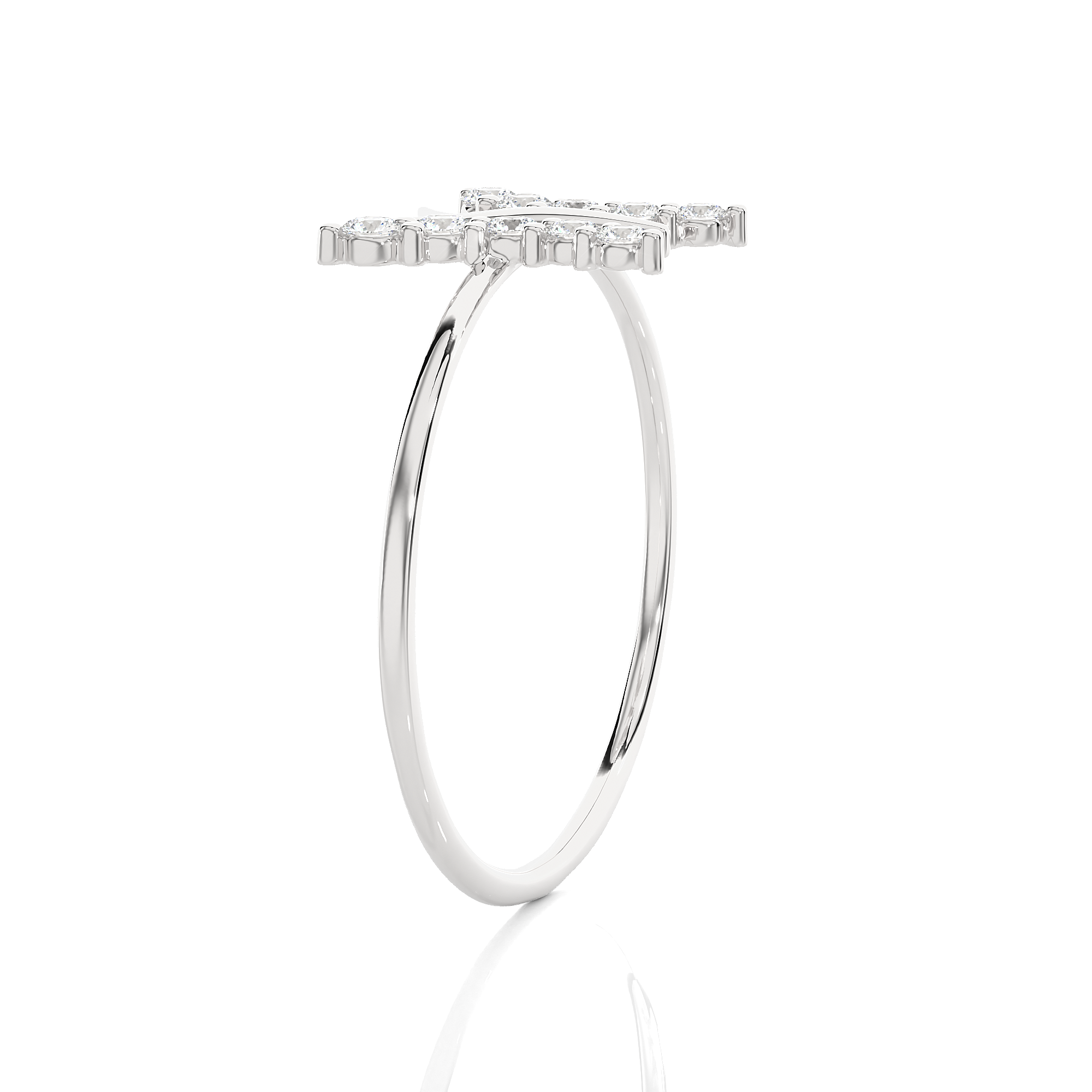 1/5 ctw Round Lab Grown Diamond Ring