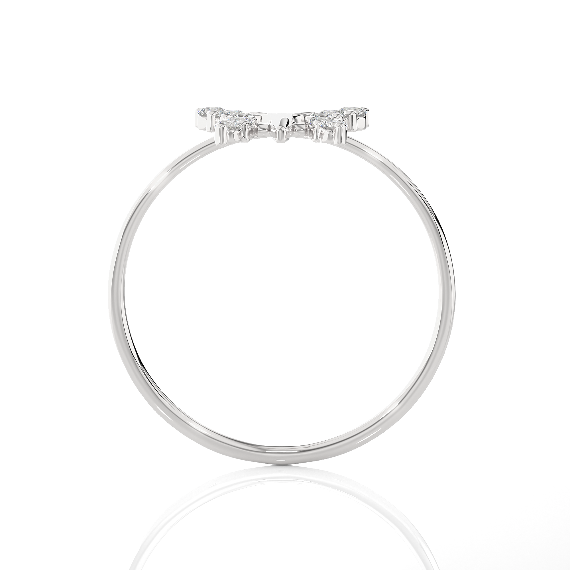 1/5 ctw Round Lab Grown Diamond Ring