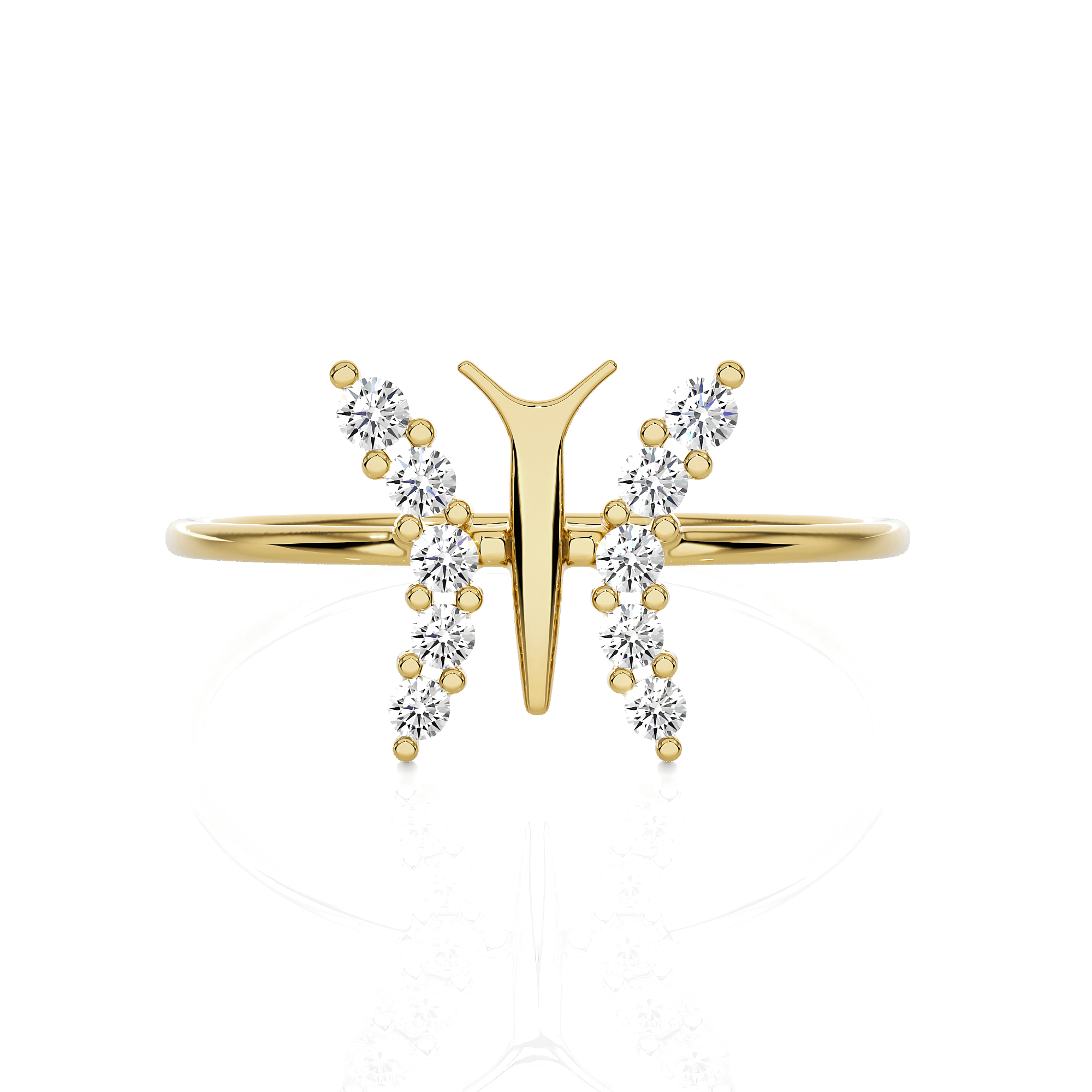 1/5 ctw Round Lab Grown Diamond Ring