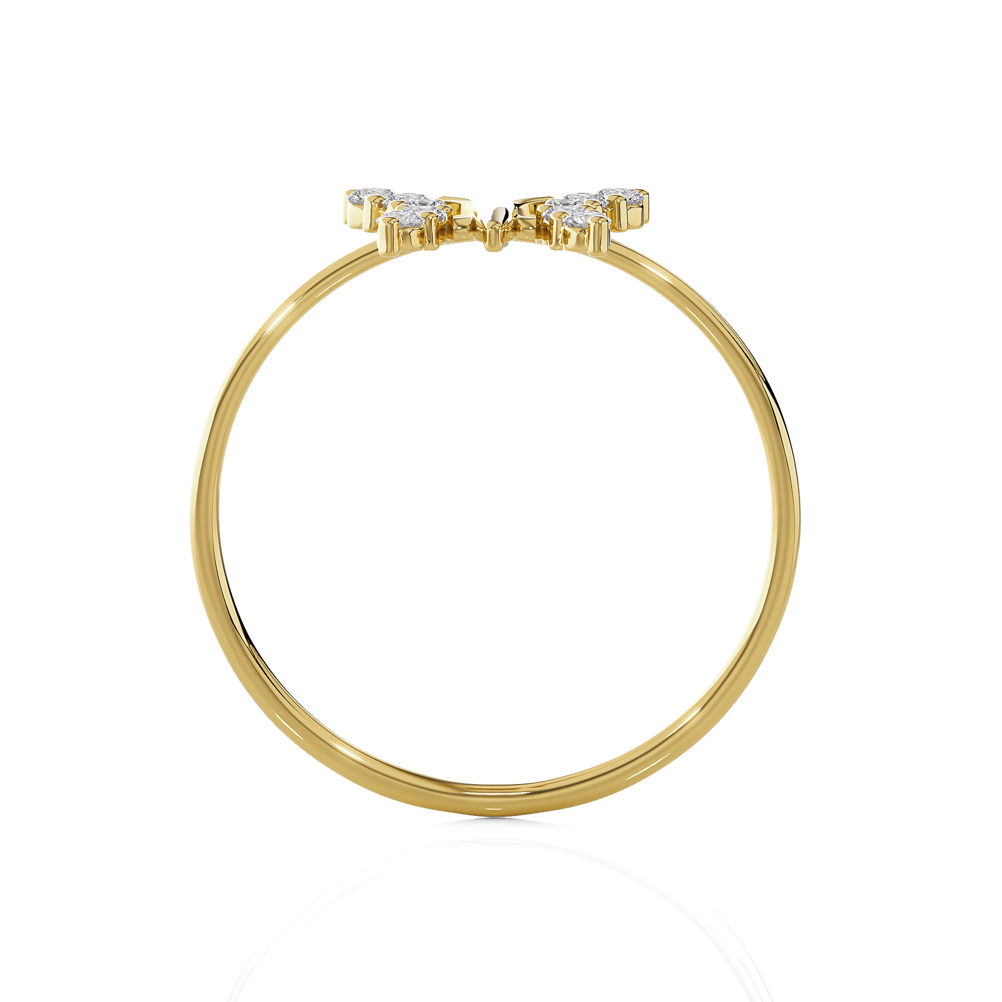 1/5 ctw Round Lab Grown Diamond Ring