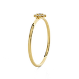 1/15 ctw Round Lab Grown Diamond Ring
