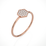 1/6 ctw Round Lab Grown Diamond Ring