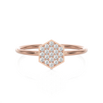 1/6 ctw Round Lab Grown Diamond Ring