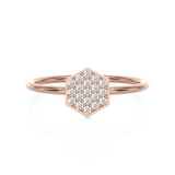 1/6 ctw Round Lab Grown Diamond Ring