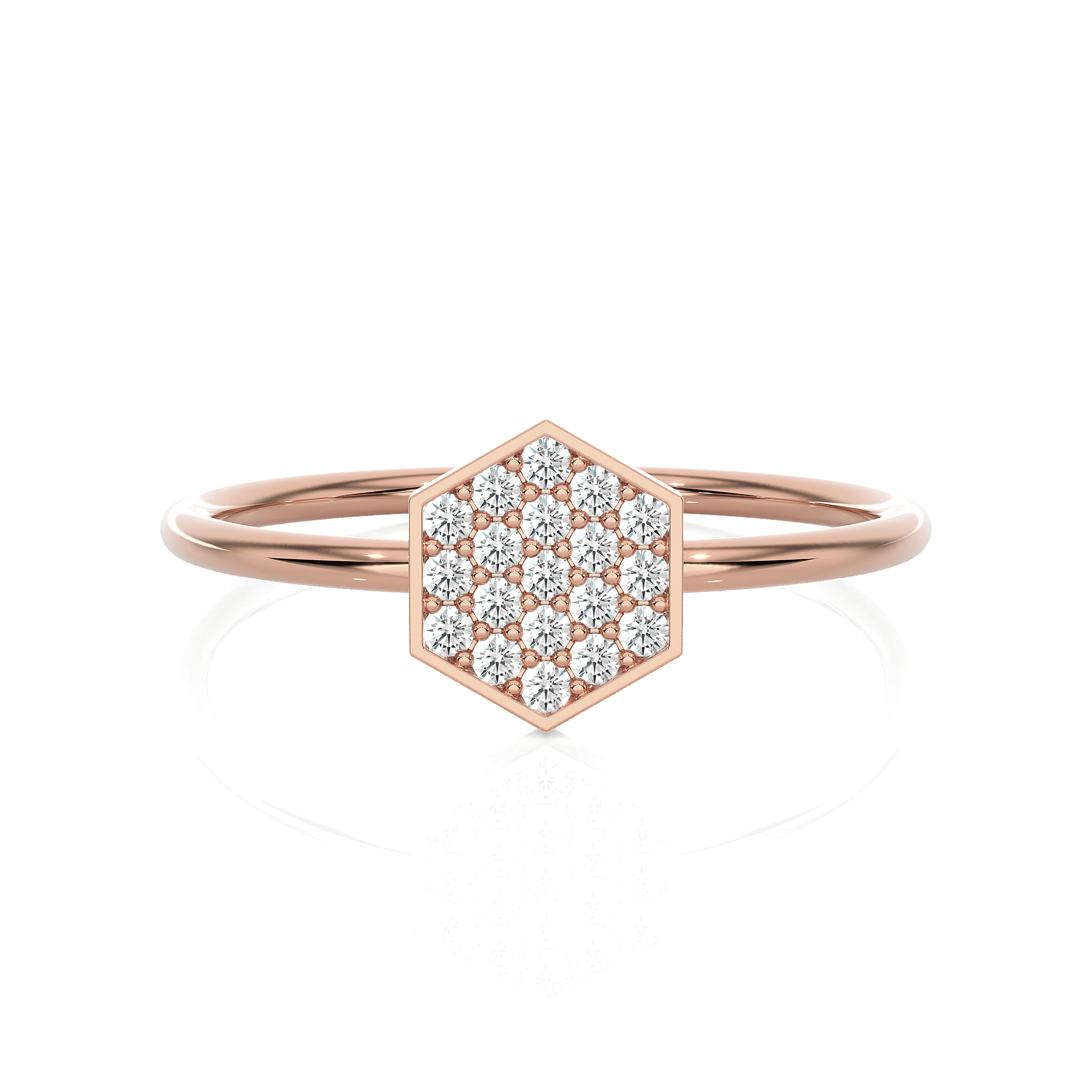 1/6 ctw Round Lab Grown Diamond Ring