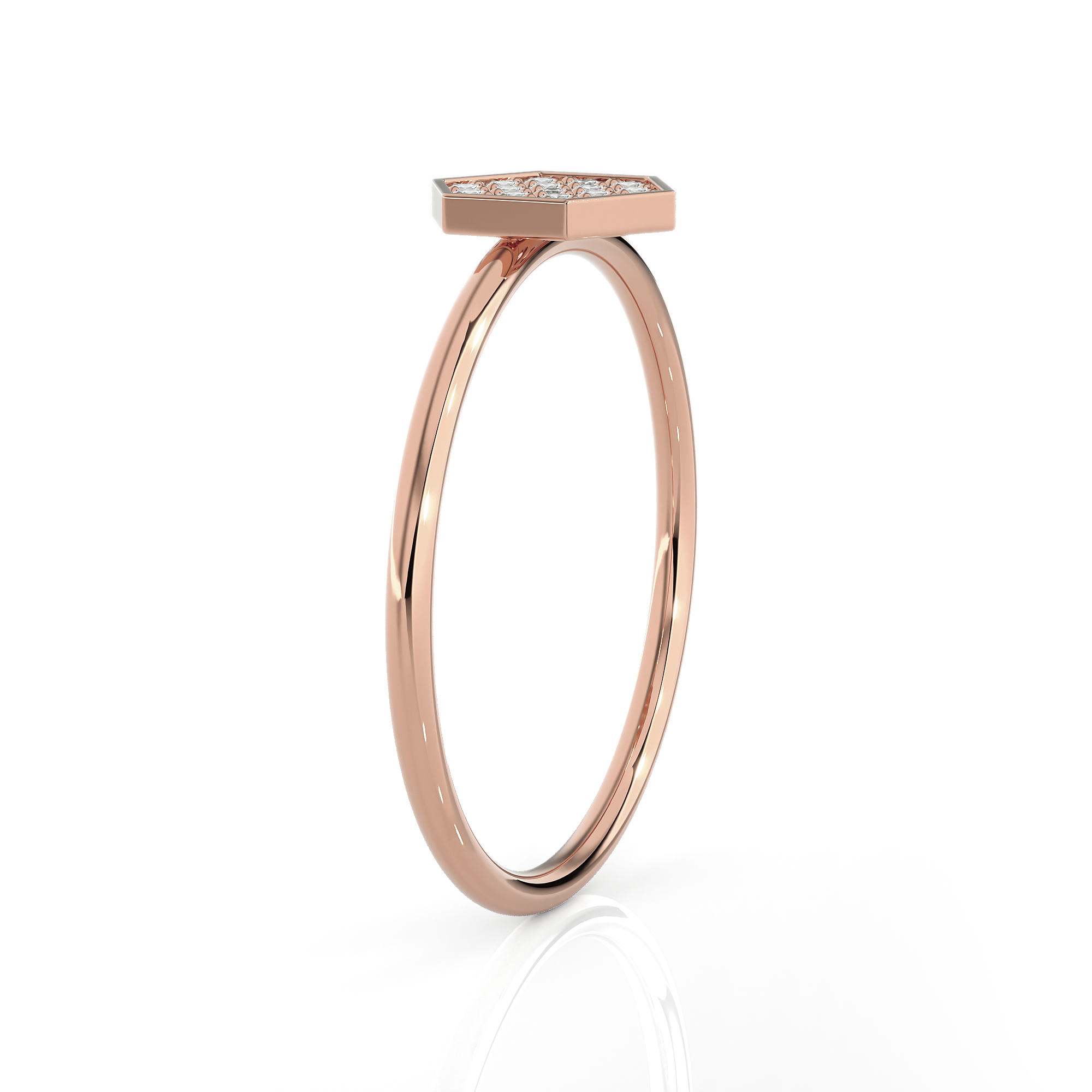 1/6 ctw Round Lab Grown Diamond Ring