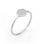 1/6 ctw Round Lab Grown Diamond Ring