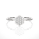 1/6 ctw Round Lab Grown Diamond Ring