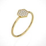 1/6 ctw Round Lab Grown Diamond Ring