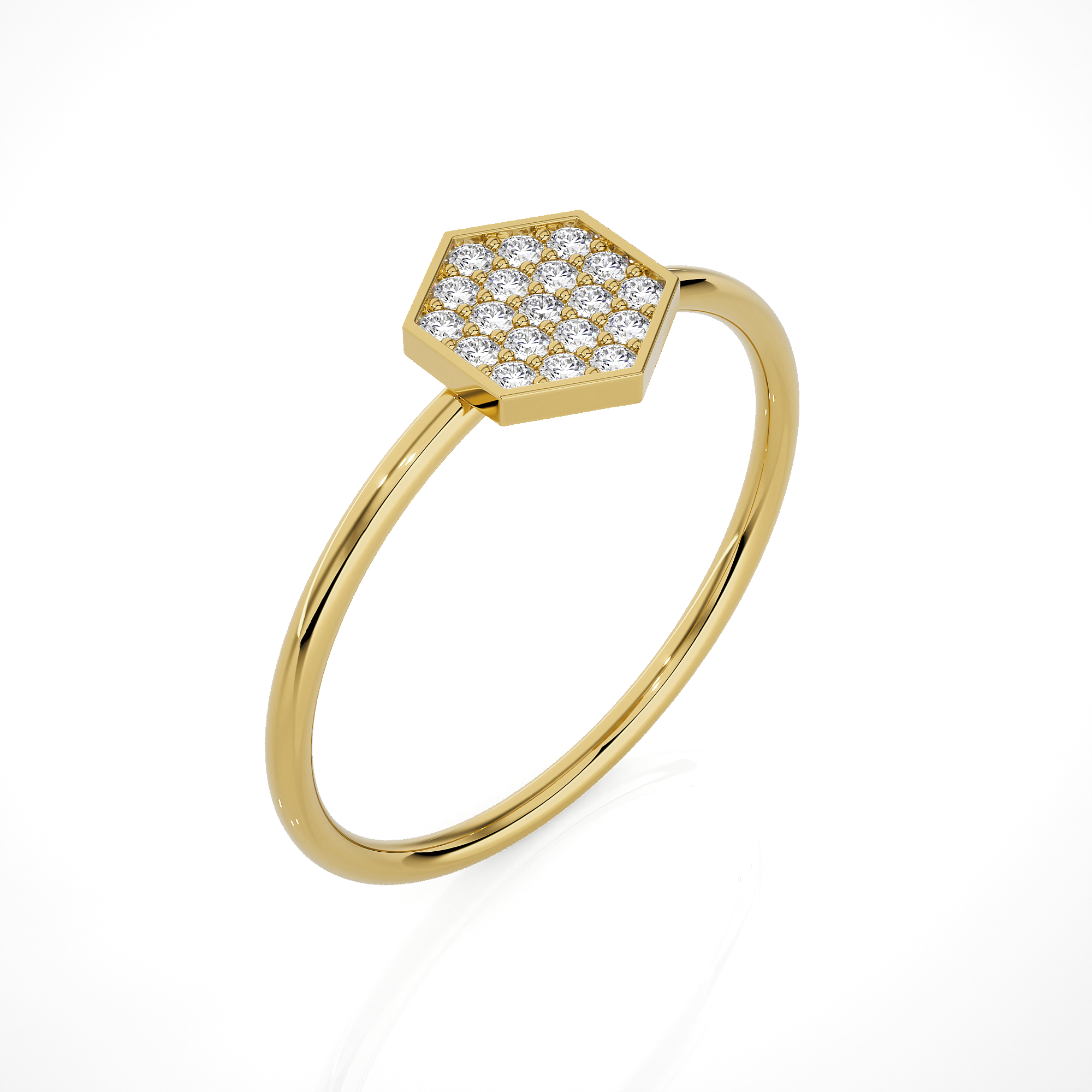 1/6 ctw Round Lab Grown Diamond Ring