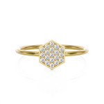 1/6 ctw Round Lab Grown Diamond Ring