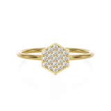 1/6 ctw Round Lab Grown Diamond Ring