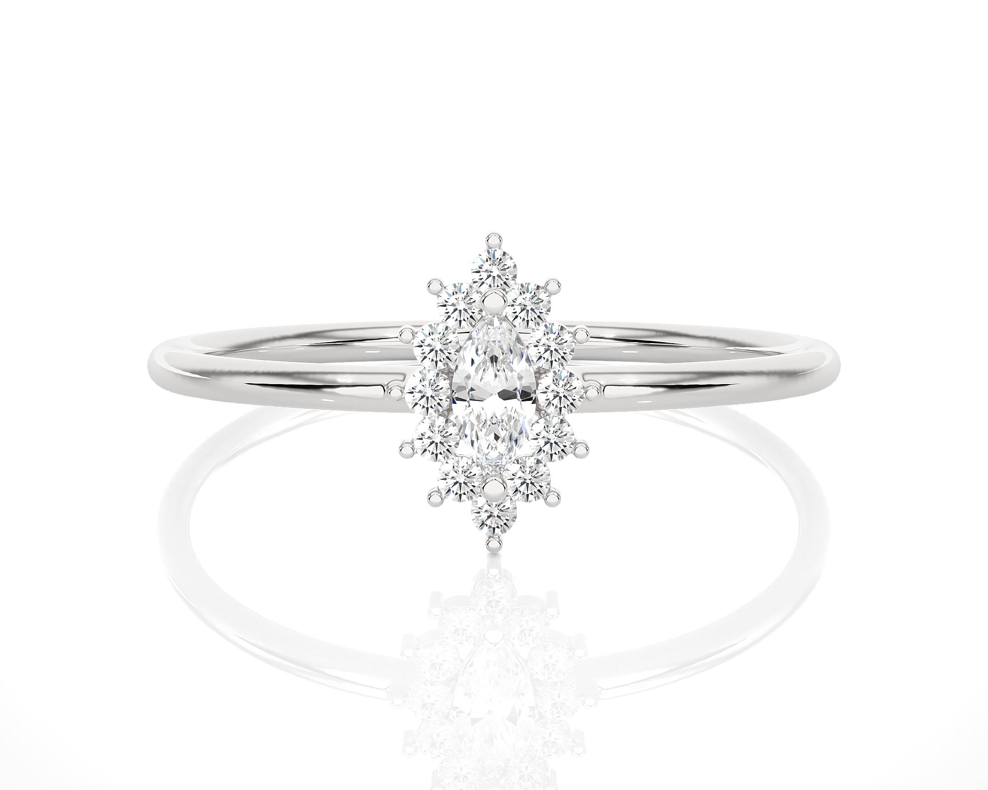 1/4 ctw Round Lab Grown Diamond Ring