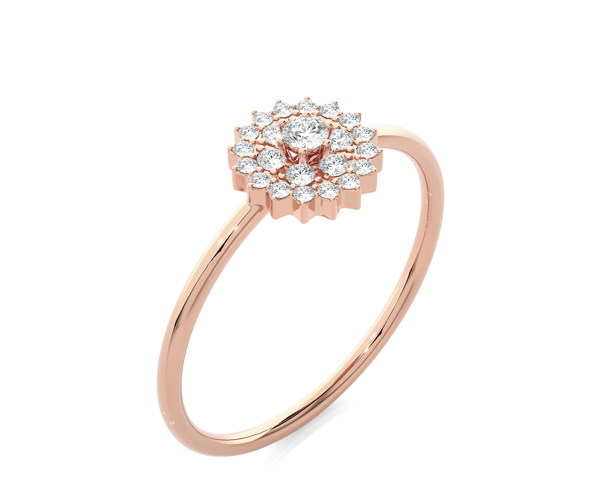 1/5 ctw Round Lab Grown Diamond Ring