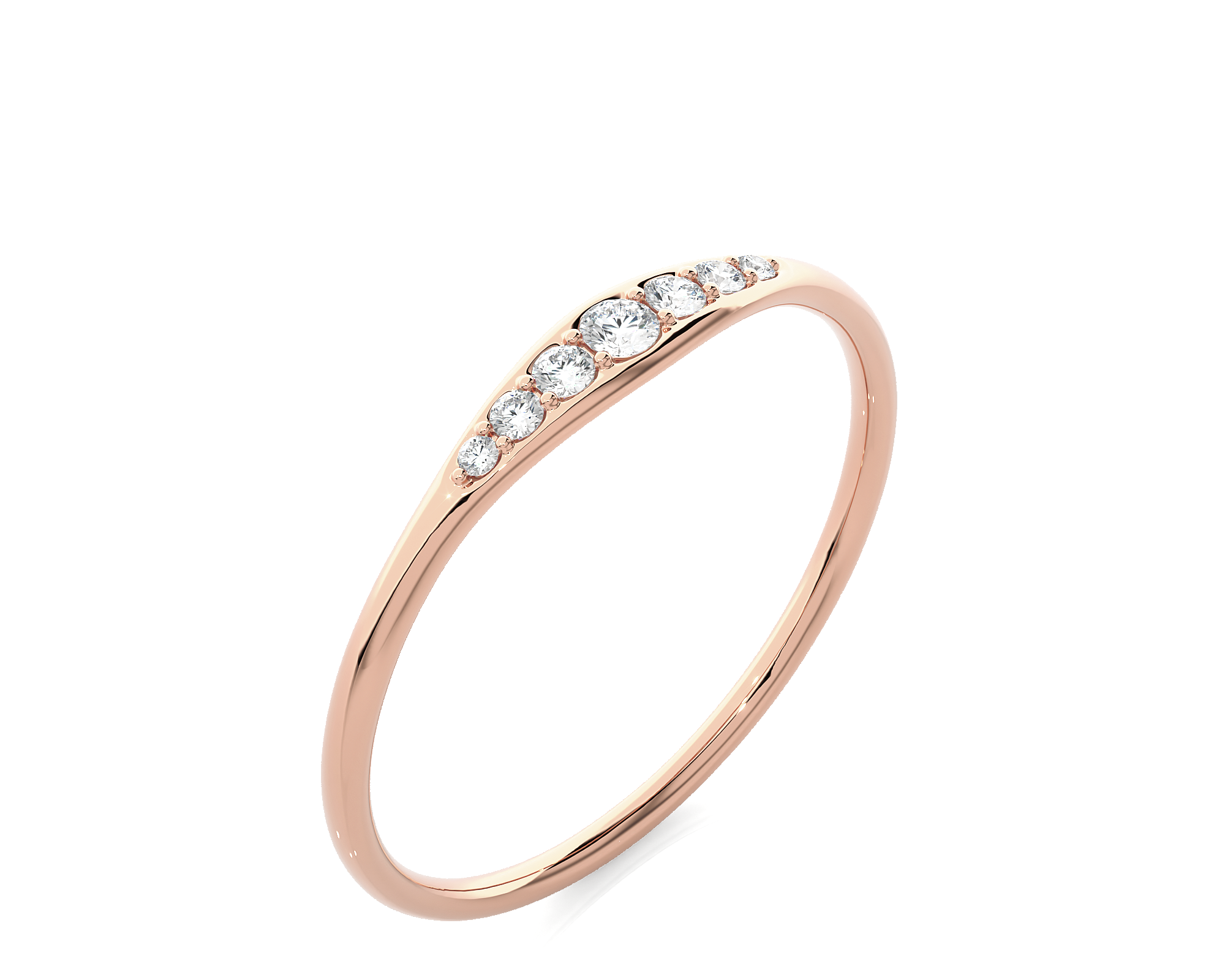 1/10 ctw Round Lab Grown Diamond Ring