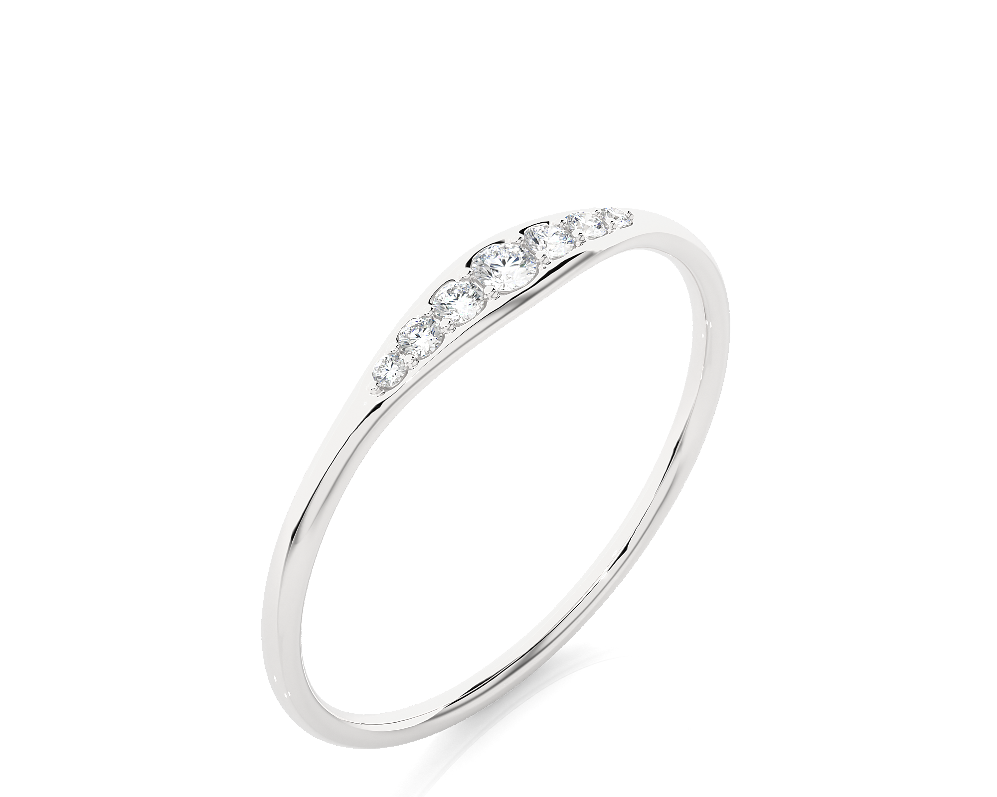 1/10 ctw Round Lab Grown Diamond Ring