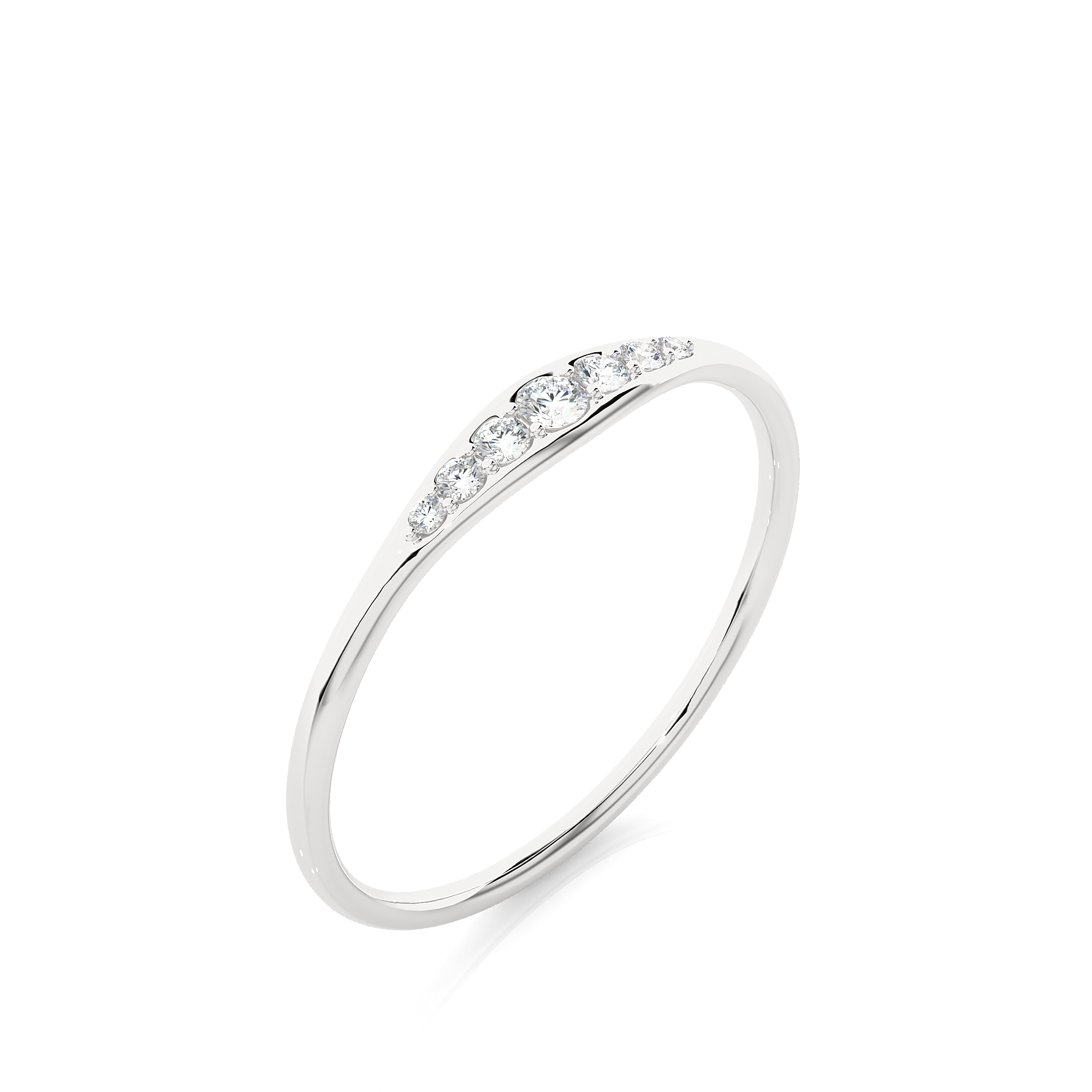 1/10 ctw Round Lab Grown Diamond Ring