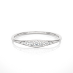 1/10 ctw Round Lab Grown Diamond Ring