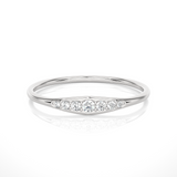 1/10 ctw Round Lab Grown Diamond Ring