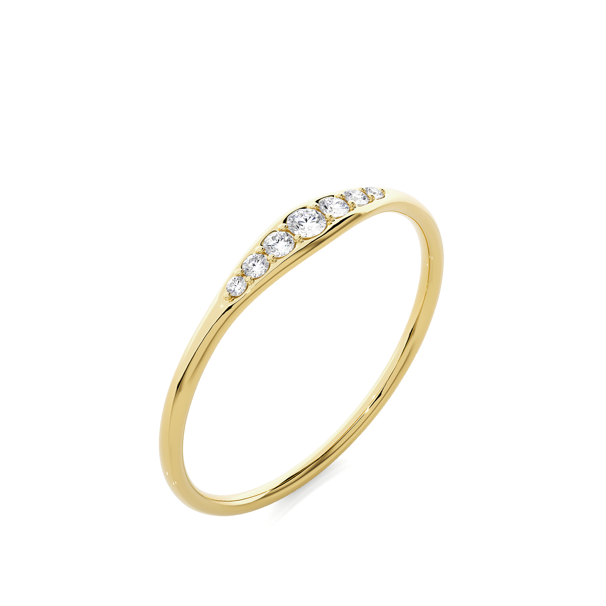 1/10 ctw Round Lab Grown Diamond Ring