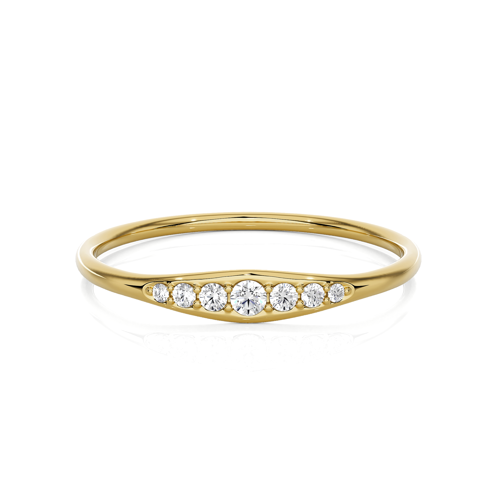 1/10 ctw Round Lab Grown Diamond Ring