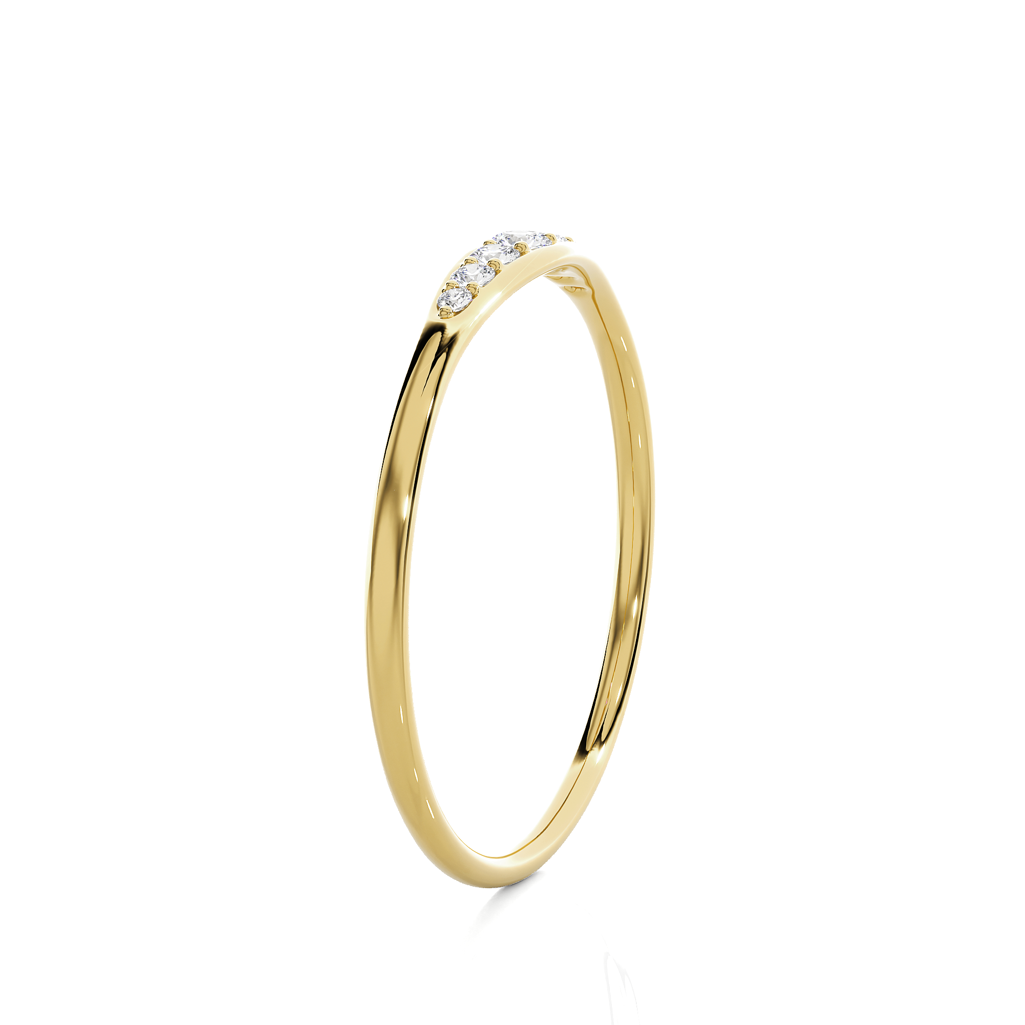 1/10 ctw Round Lab Grown Diamond Ring