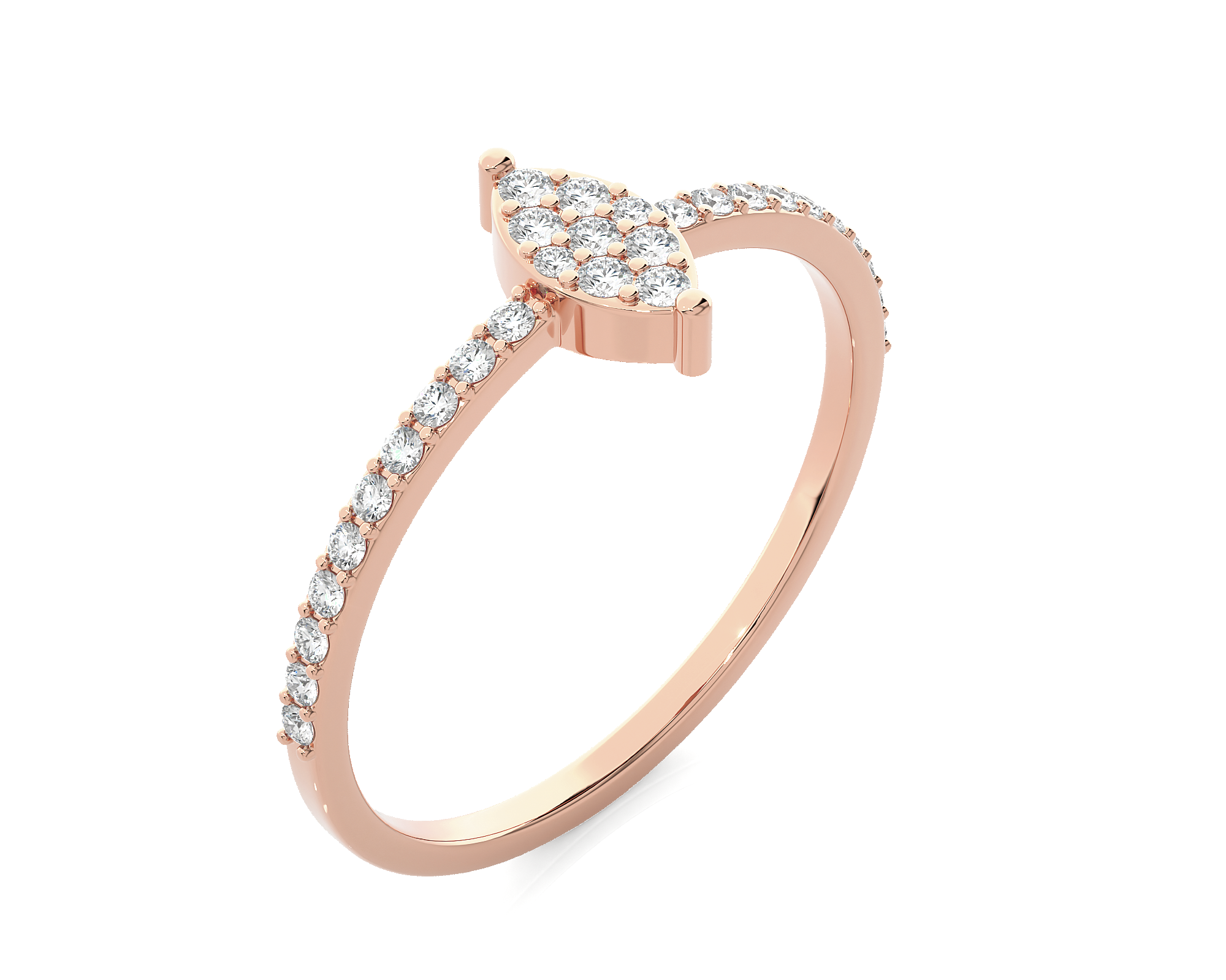 1/5 ctw Round Lab Grown Diamond Ring