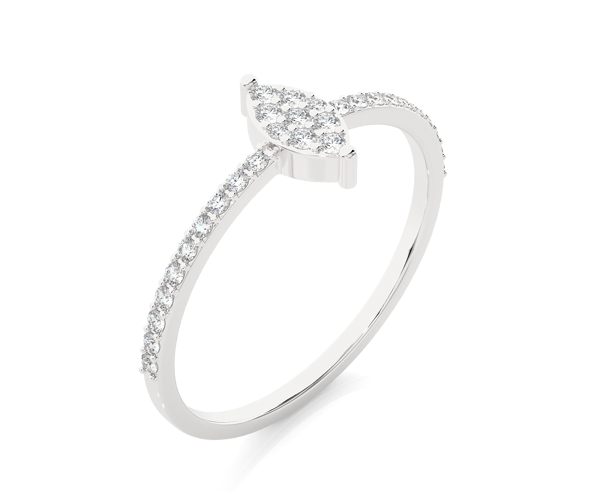 1/5 ctw Round Lab Grown Diamond Ring