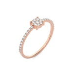 1/5 ctw Round Lab Grown Diamond Ring