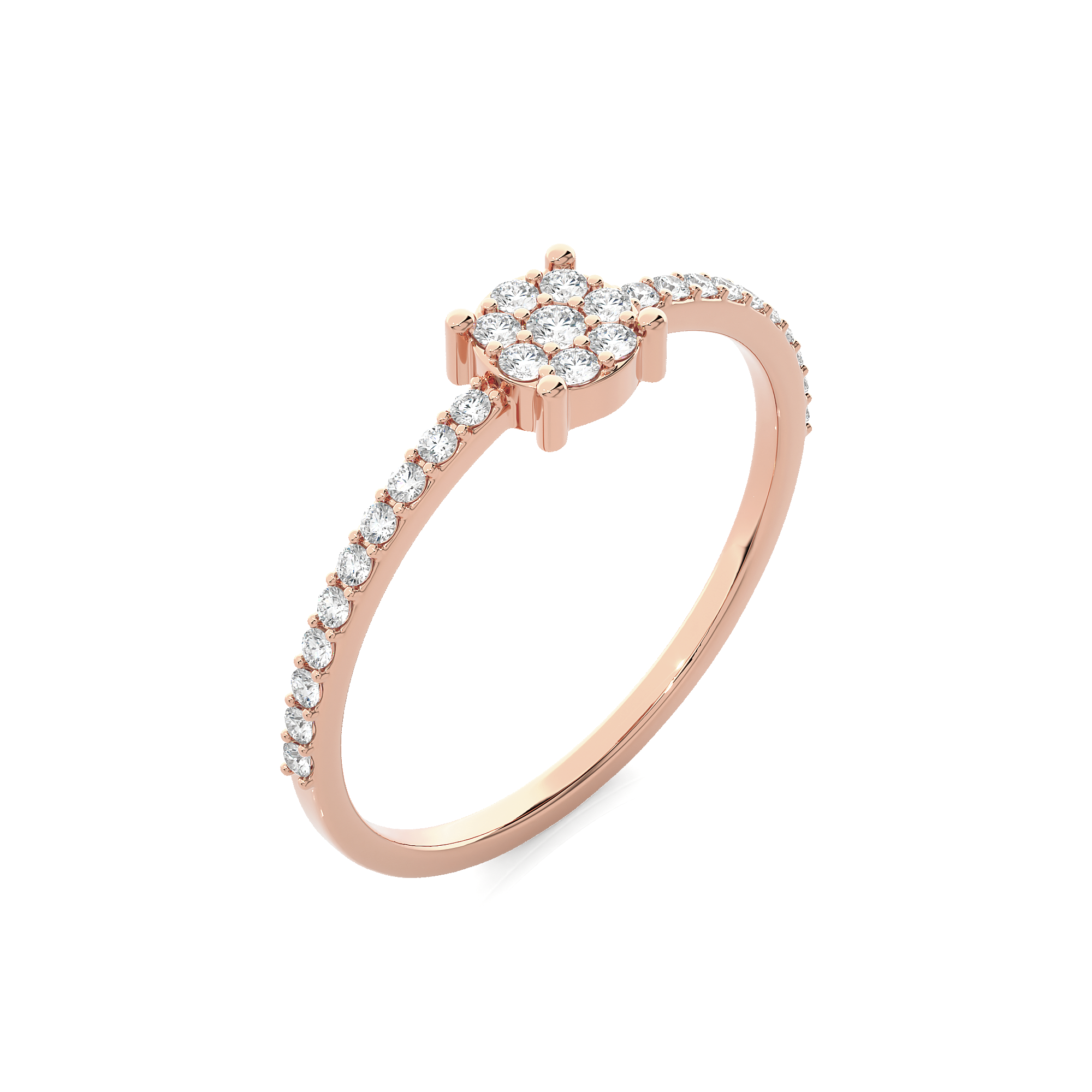 1/5 ctw Round Lab Grown Diamond Ring