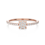 1/5 ctw Round Lab Grown Diamond Ring