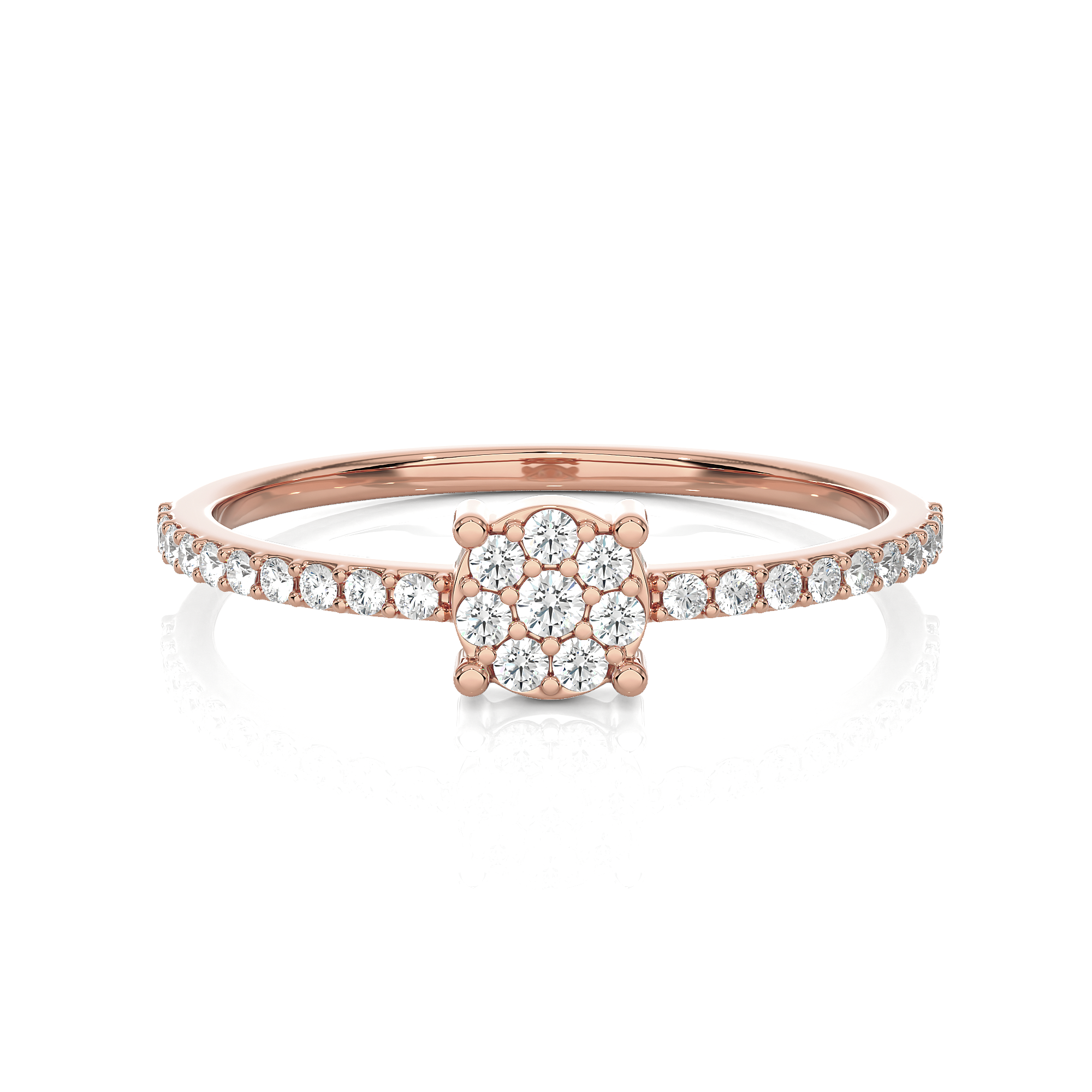 1/5 ctw Round Lab Grown Diamond Ring