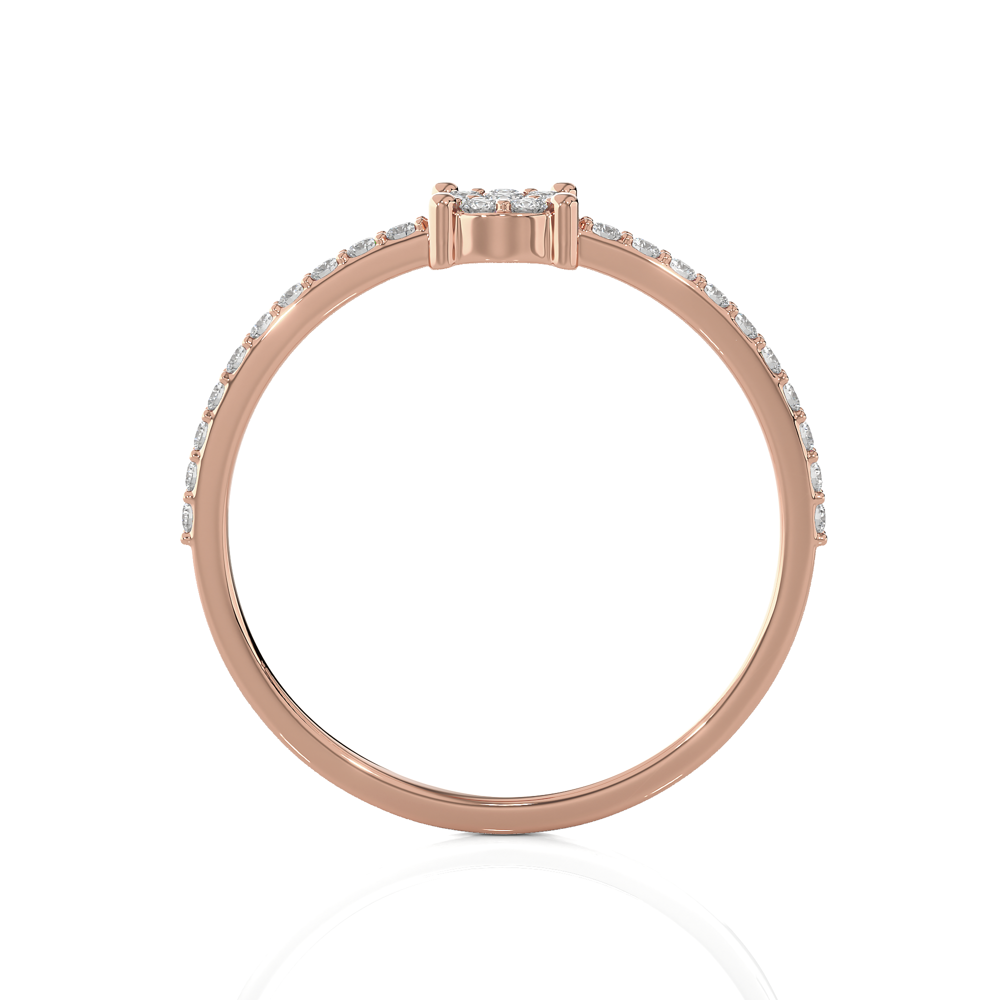 1/5 ctw Round Lab Grown Diamond Ring